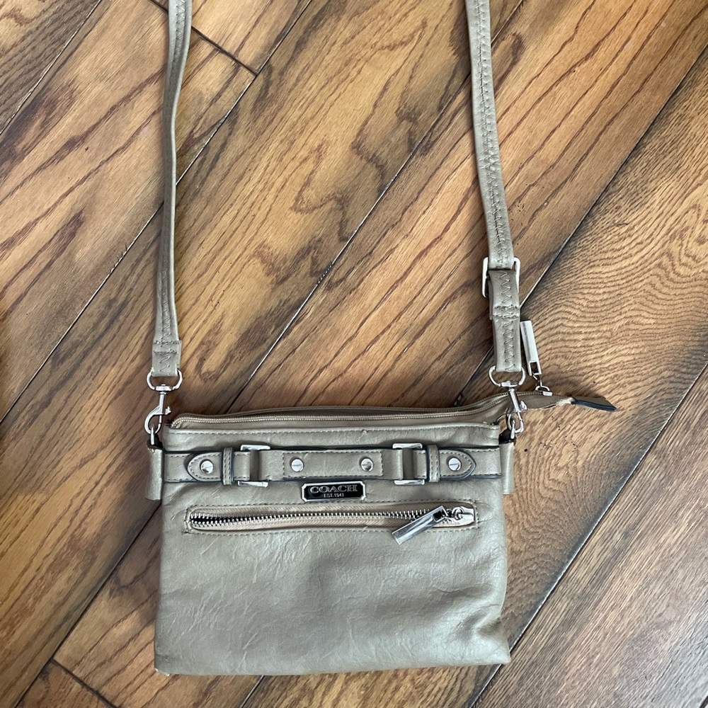 Coach leather purse